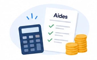 Calculatrice, pièces et liste des aides mobilisables